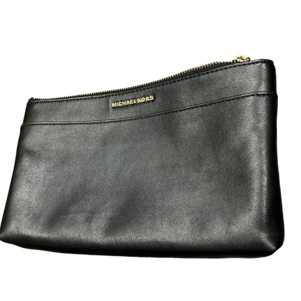 Michael Kors travel bag/pouch crossbody gold hardware travel classic